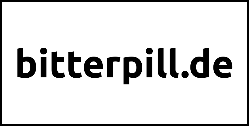 bitterpill.de