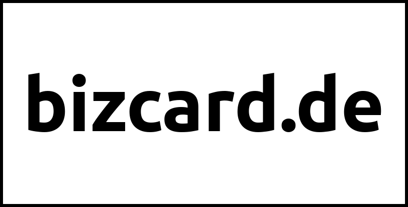 bizcard.de