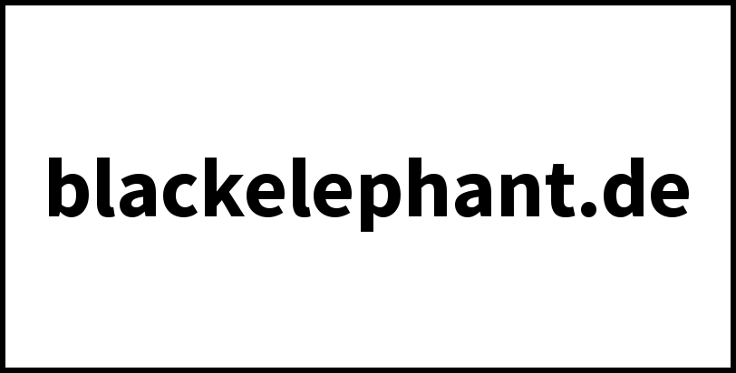 blackelephant.de
