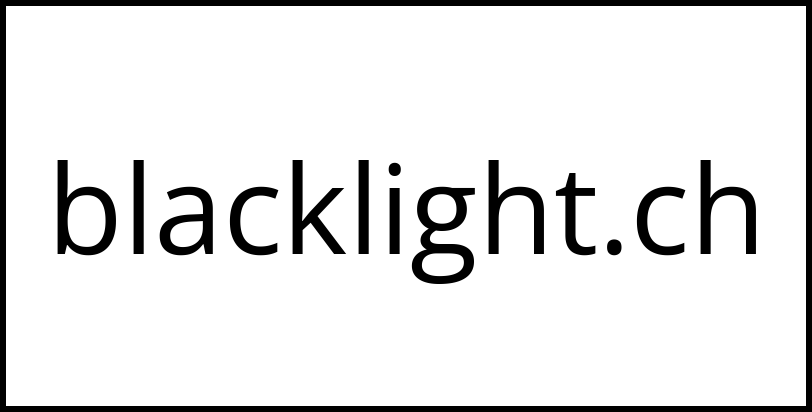 blacklight.ch