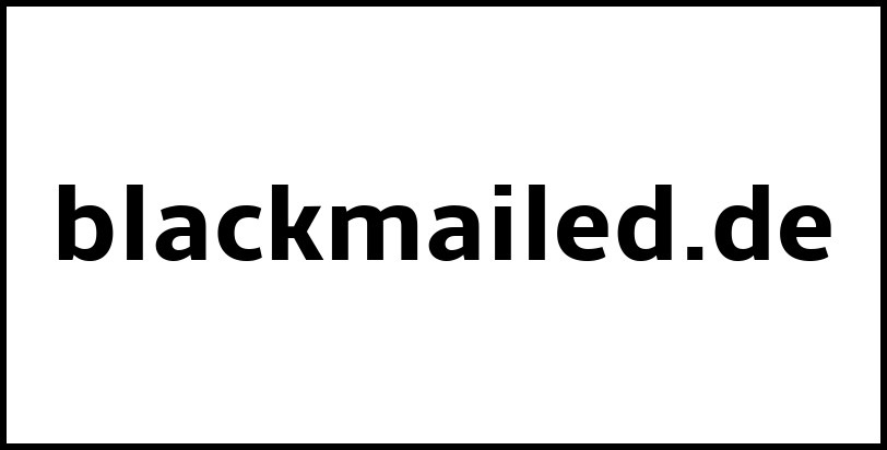 blackmailed.de