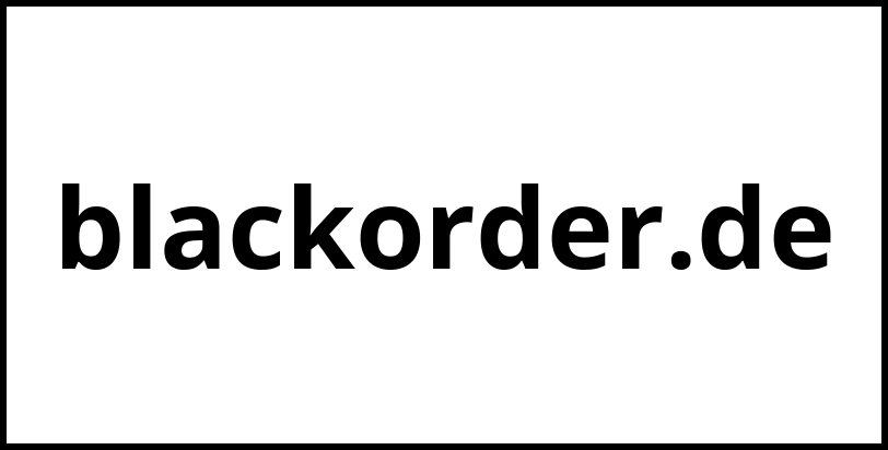 blackorder.de