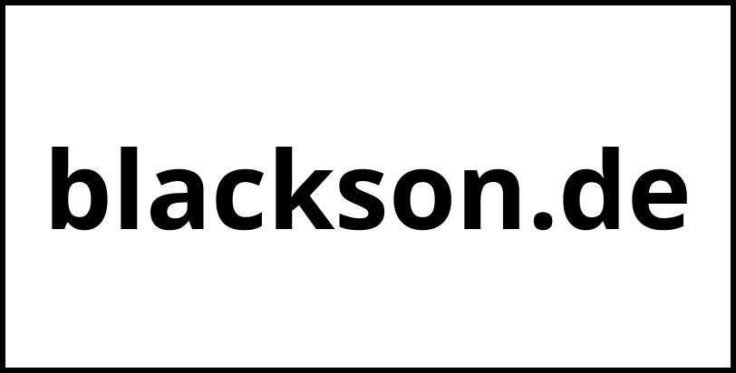 blackson.de