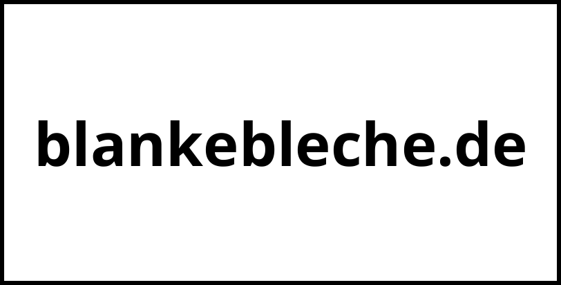 blankebleche.de