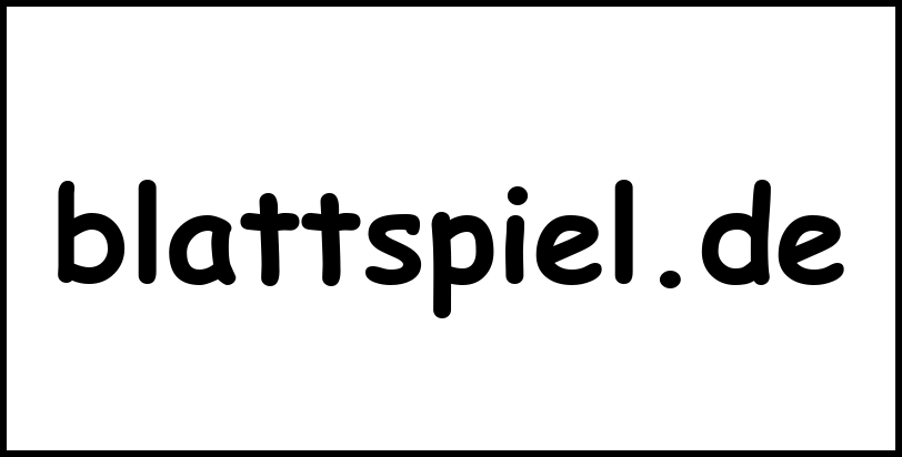 blattspiel.de