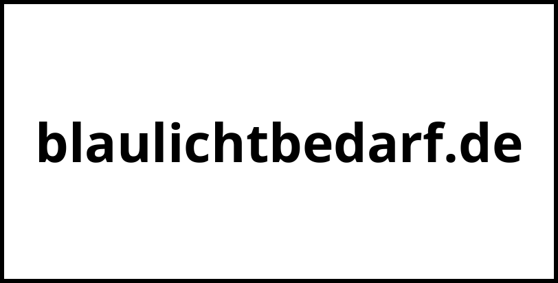 blaulichtbedarf.de