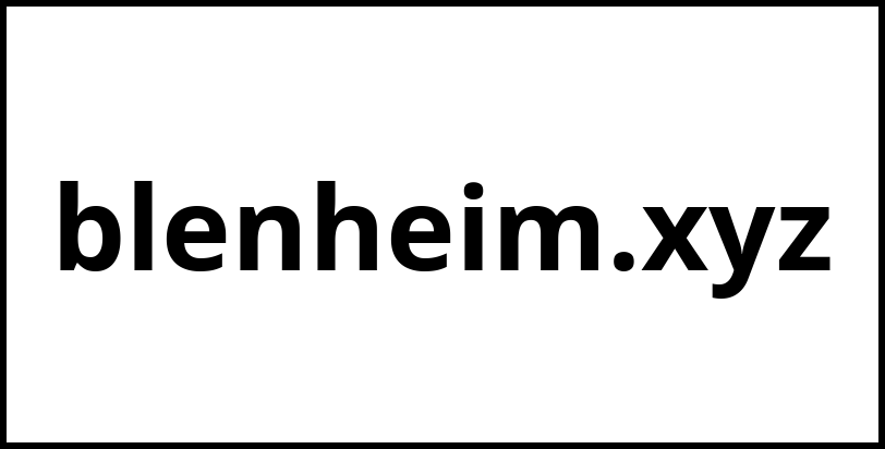 blenheim.xyz