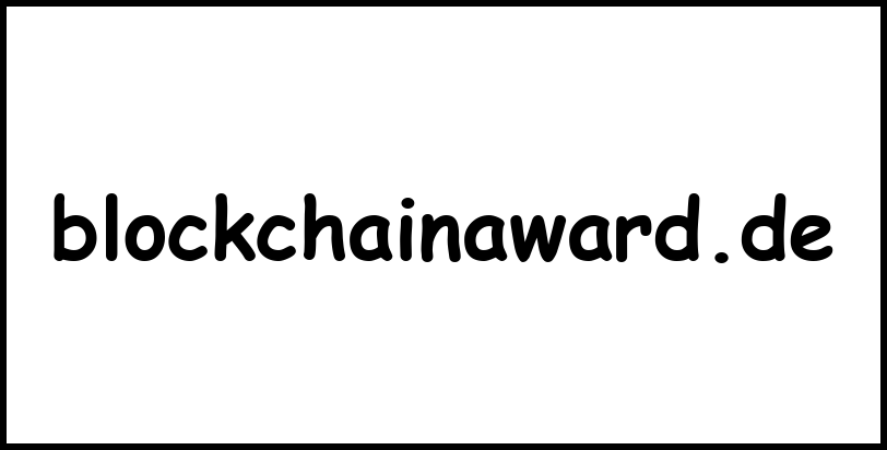 blockchainaward.de