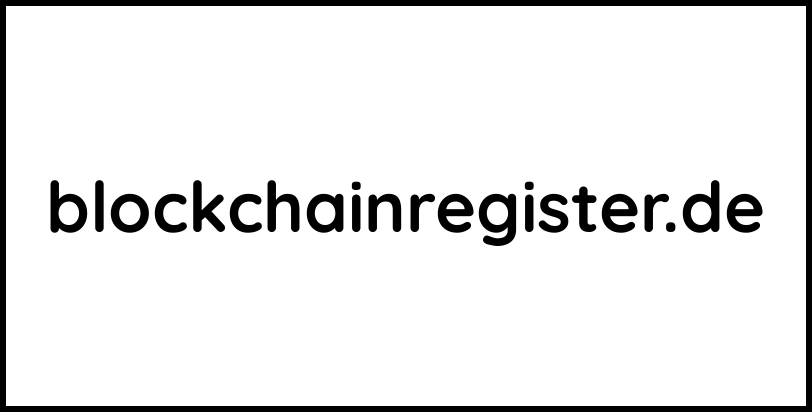 blockchainregister.de