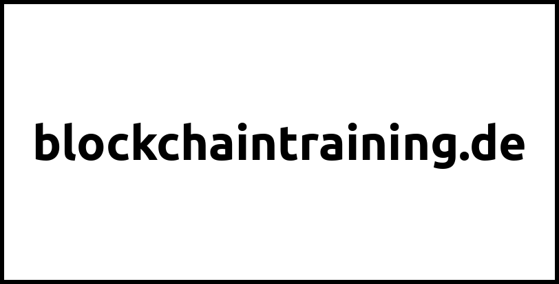 blockchaintraining.de