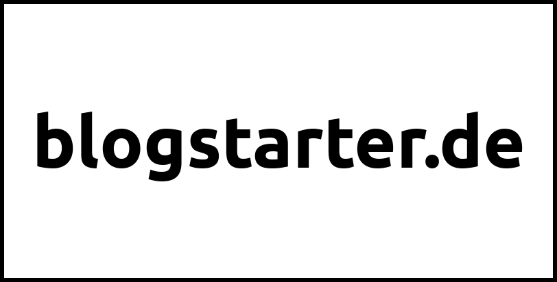 blogstarter.de