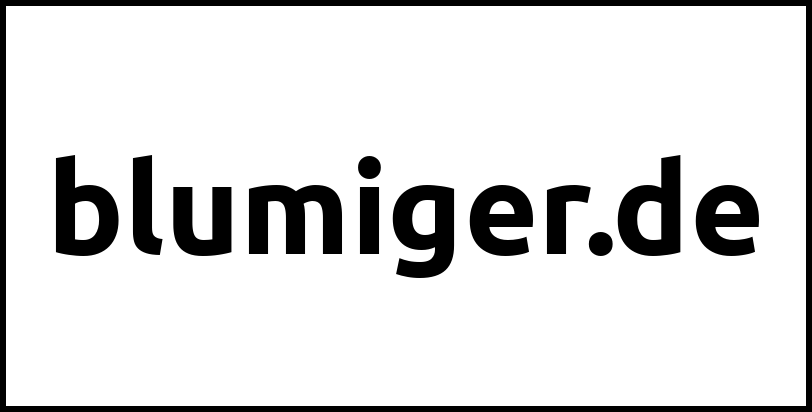 blumiger.de