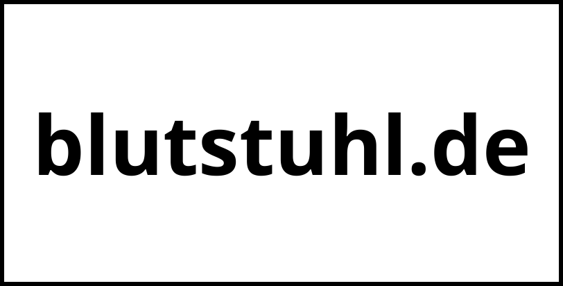 blutstuhl.de