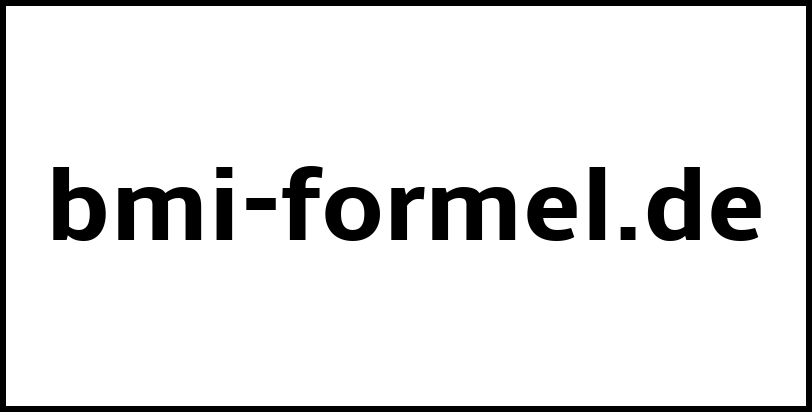 bmi-formel.de