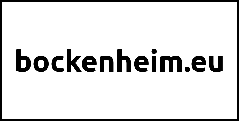 bockenheim.eu