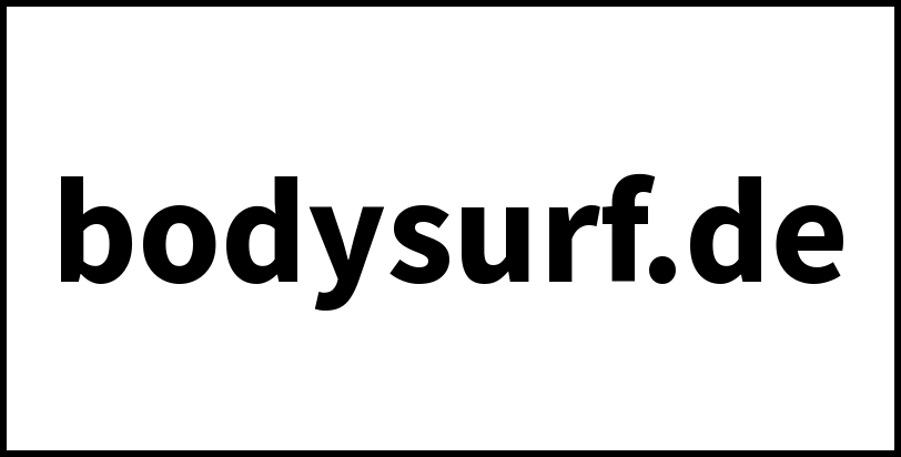 bodysurf.de