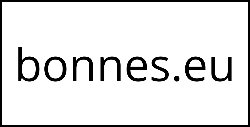 bonnes.eu