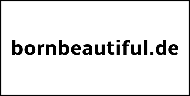 bornbeautiful.de