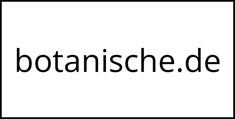 botanische.de