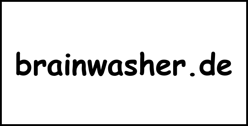 brainwasher.de