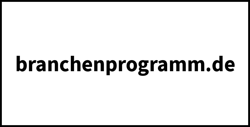 branchenprogramm.de