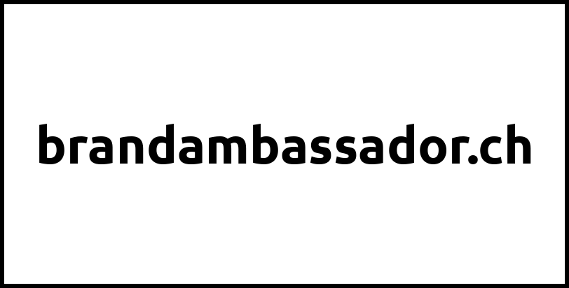 brandambassador.ch