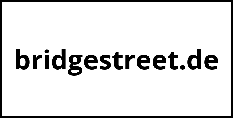 bridgestreet.de