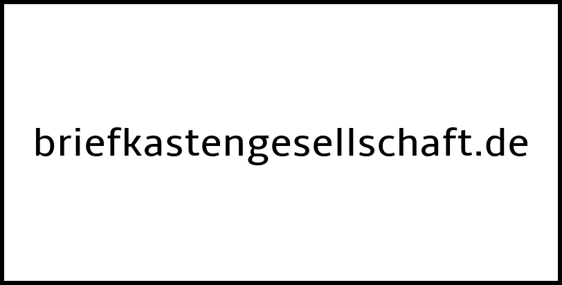 briefkastengesellschaft.de