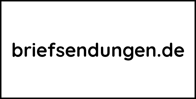 briefsendungen.de