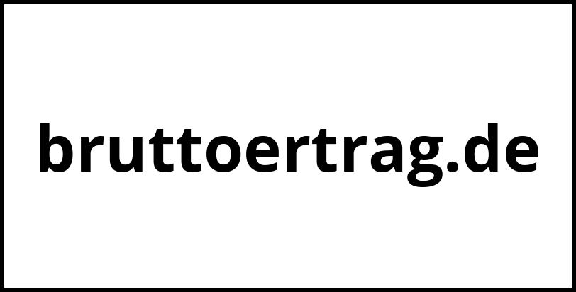 bruttoertrag.de