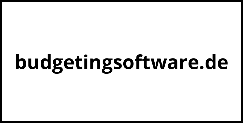 budgetingsoftware.de