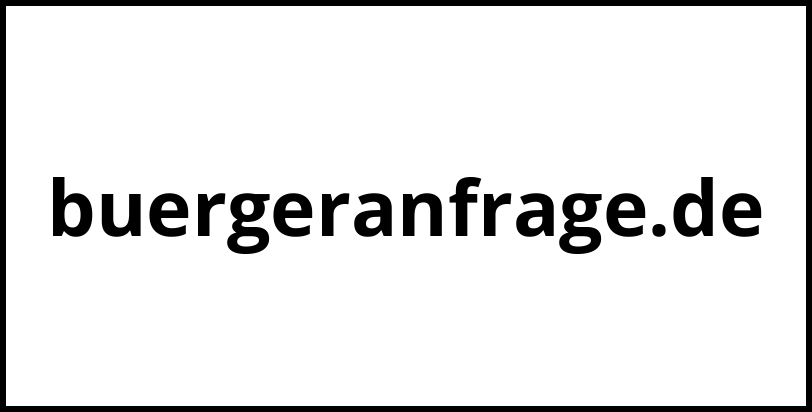 buergeranfrage.de