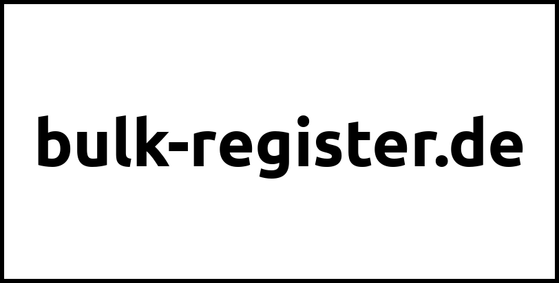 bulk-register.de