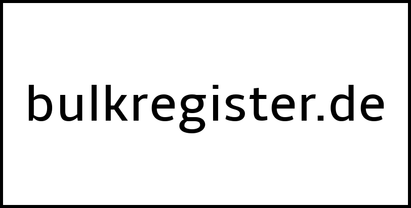 bulkregister.de