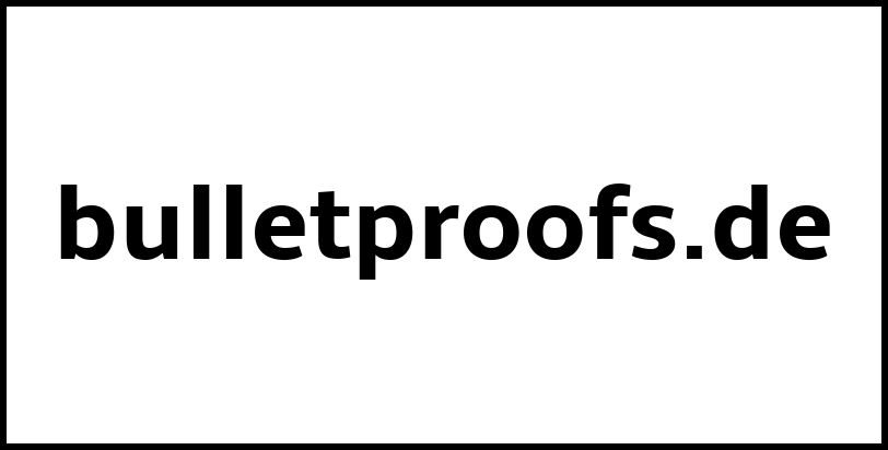 bulletproofs.de