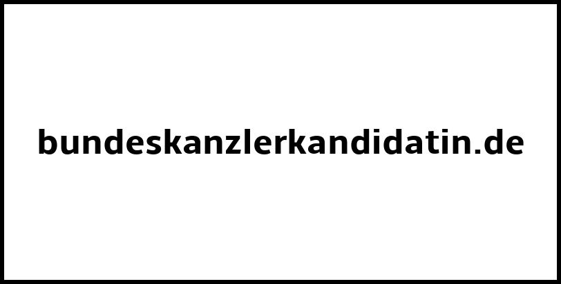 bundeskanzlerkandidatin.de