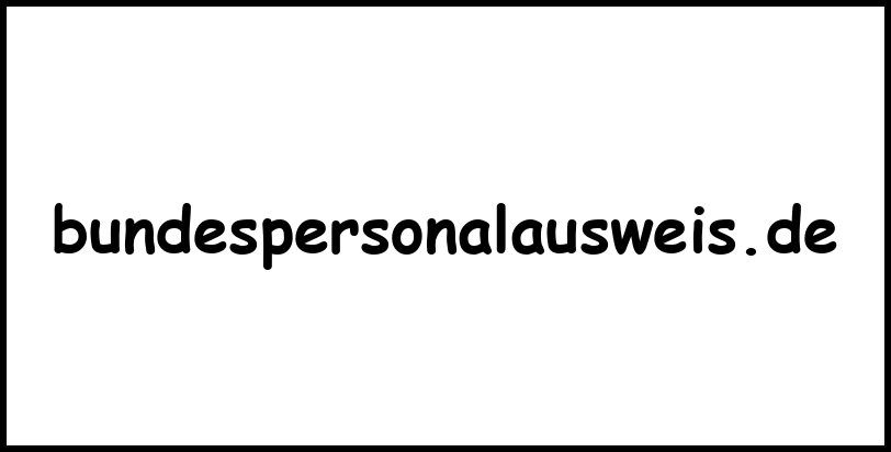 bundespersonalausweis.de