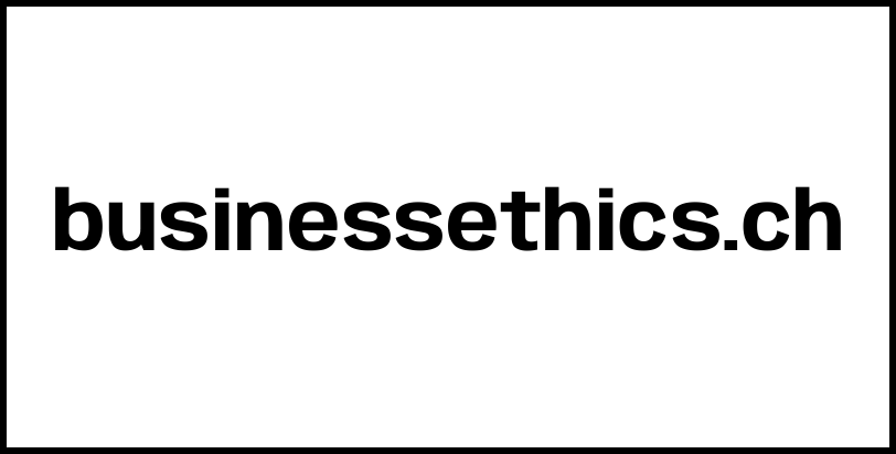 businessethics.ch