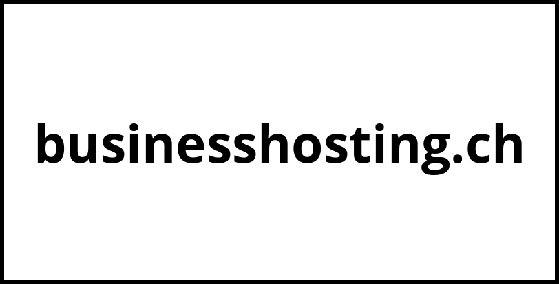 businesshosting.ch