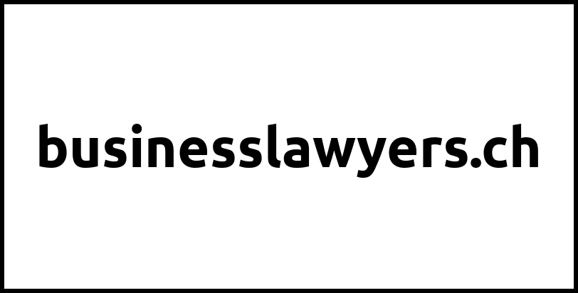 businesslawyers.ch