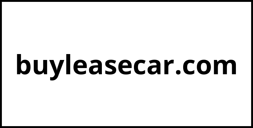 buyleasecar.com