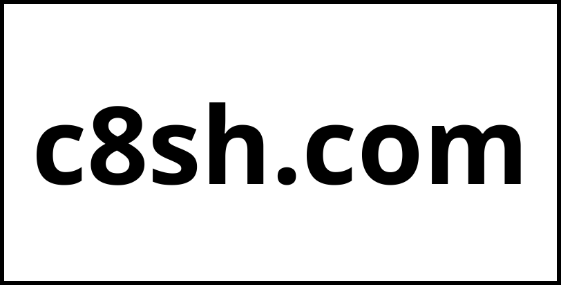 c8sh.com