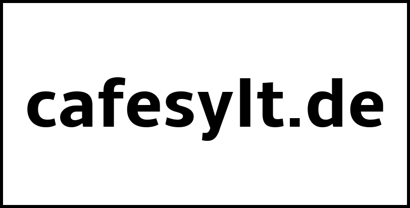 cafesylt.de