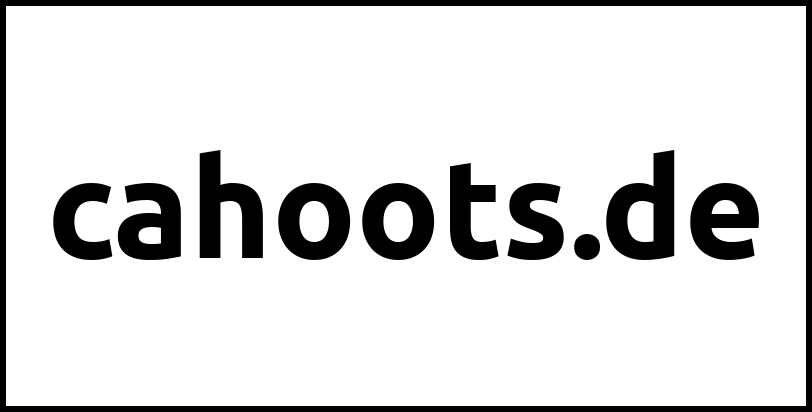 cahoots.de