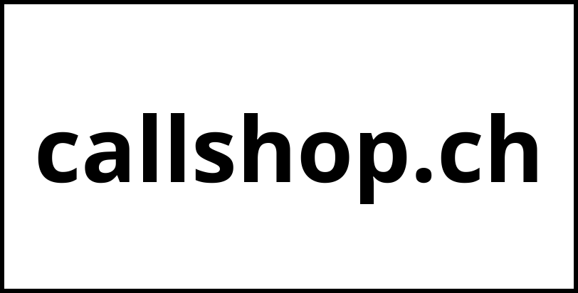 callshop.ch