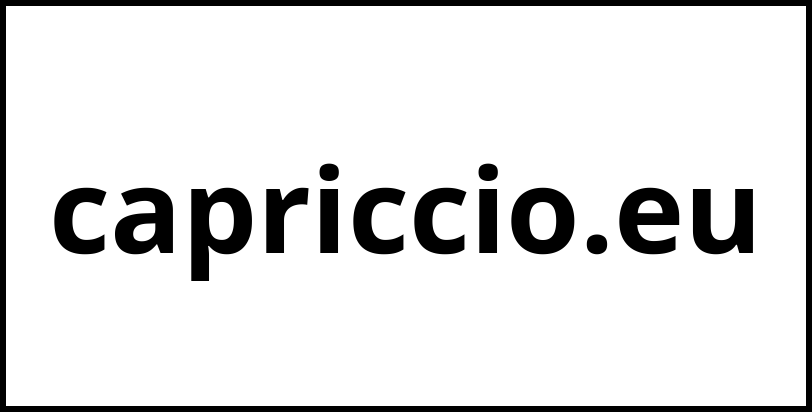 capriccio.eu