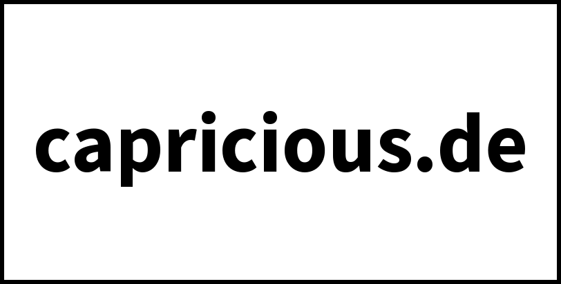 capricious.de