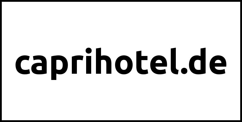 caprihotel.de