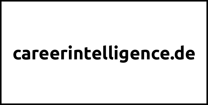 careerintelligence.de