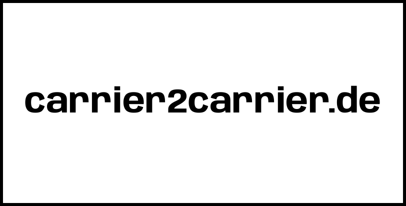 carrier2carrier.de